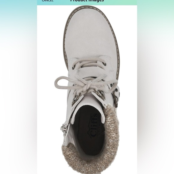 Cliffs by White Mountain Women's Marlee Lace-up Boots Size 7M - Picture 4 of 11